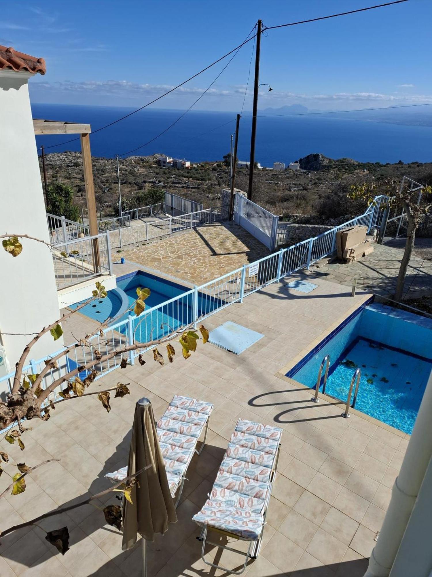 Breathtaking Sea And Mountain Views Villa Kefalas Eksteriør billede